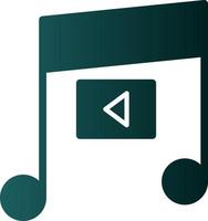 Music Player Vector Icon Design