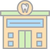 diseño de icono de vector de clínica dental