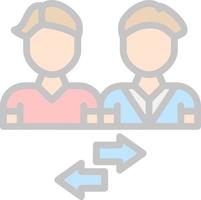 Exchange Vector Icon Design