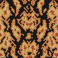 patrón sin costuras de piel de serpiente abstracta vector