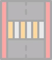 Pedestrian Crossing Vector Icon Design