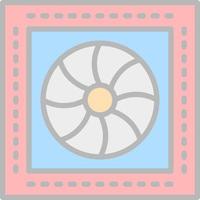 Francis Turbine Vector Icon Design
