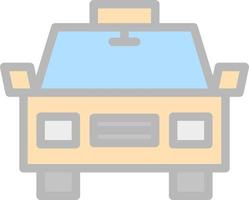 Taxi Vector Icon Design