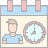 Working Hours Vector Icon Design