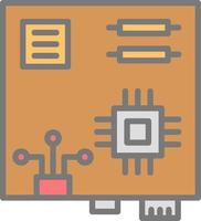 Motherboard Vector Icon Design