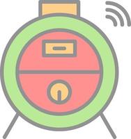 Robot Vacuum Vector Icon Design