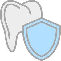 diseño de icono de vector de protección de dientes