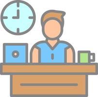 Workplace Vector Icon Design