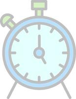 Alarm CLock Vector Icon Design