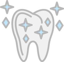 Tooth whitening Vector Icon Design