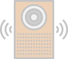 Smart Speaker Vector Icon Design