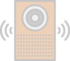 Smart Speaker Vector Icon Design