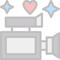 Video Camera Vector Icon Design