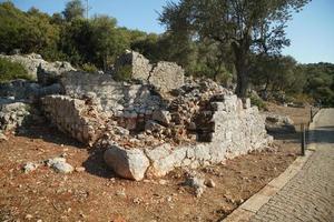 andriake ciudad antigua en demre, antalya, turkiye foto