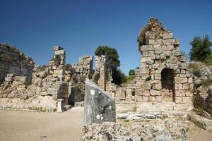 Perge Ancient City in Antalya, Turkiye photo