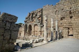 Bath in Perge Ancient City in Antalya, Turkiye photo