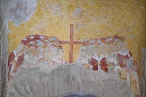 Fresco in Saint Nicholas Church in Demre, Antalya, Turkiye photo