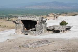 Tomb at Hierapolis Ancient City, Pamukkale, Denizli, Turkiye photo