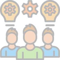 Team Work Vector Icon Design