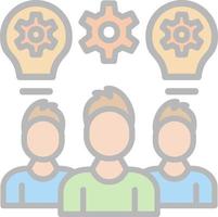 Team Work Vector Icon Design