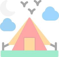 Camping Vector Icon Design