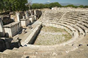 Bouleuterion, Council House in Aphrodisias Ancient City in Aydin, Turkiye photo