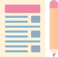 Task List Vector Icon Design