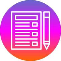 Task List Vector Icon Design
