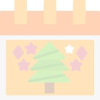 Christmas Tree Vector Icon Design