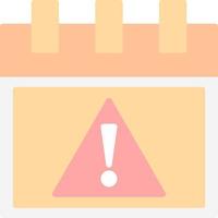 Alert Vector Icon Design