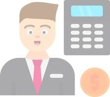 Accountant Vector Icon Design