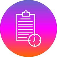 Pending Tasks Vector Icon Design