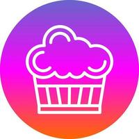 Cupcake Vector Icon Design