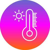 diseño de icono de vector de temperatura