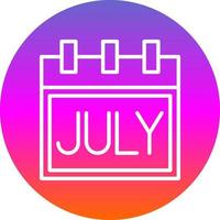 Month Vector Icon Design