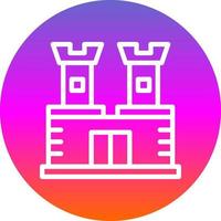 Castle Vector Icon Design