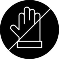 Hand Off Vector Icon Design