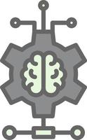 Deep Learning Vector Icon Design
