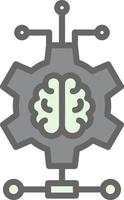 Deep Learning Vector Icon Design