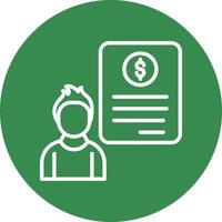 Auditor Vector Icon Design