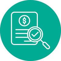 Audit Vector Icon Design