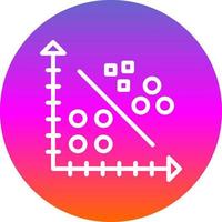 Cluster Analysis Vector Icon Design