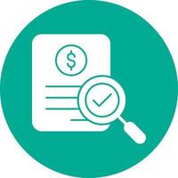 Audit Vector Icon Design