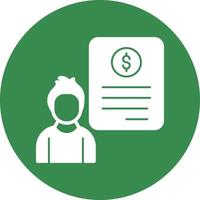 Auditor Vector Icon Design