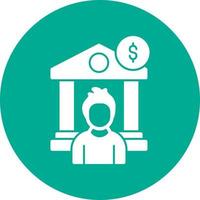 diseño de icono de vector de banca personal