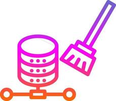 Data Cleansing Vector Icon Design