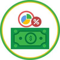 Money Margin Vector Icon Design