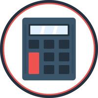 diseño de icono de vector de calculadora