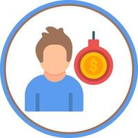 Debt Vector Icon Design