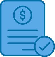 Invoice Vector Icon Design